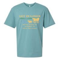 Get In Loser Were Going To Attempt To For.D The River Sueded Cloud Jersey T-Shirt