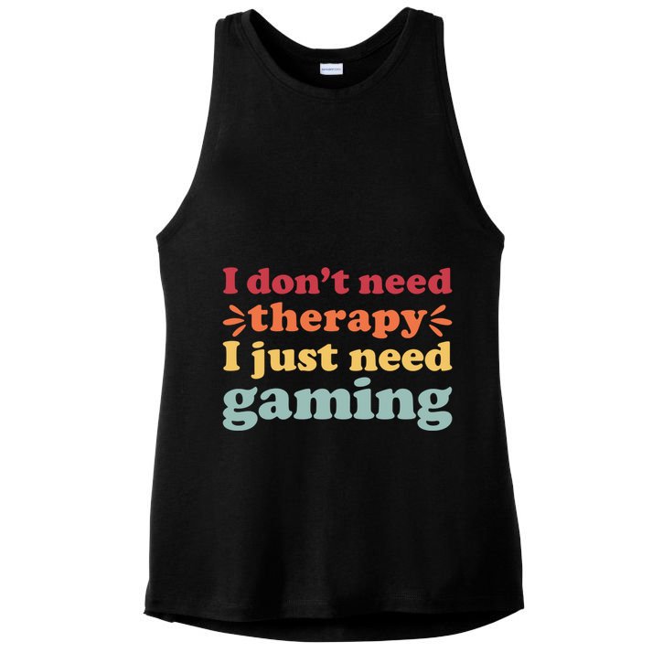 Gamer I Love Gaming And Videogame Lover Funny Gift Ladies PosiCharge Tri-Blend Wicking Tank