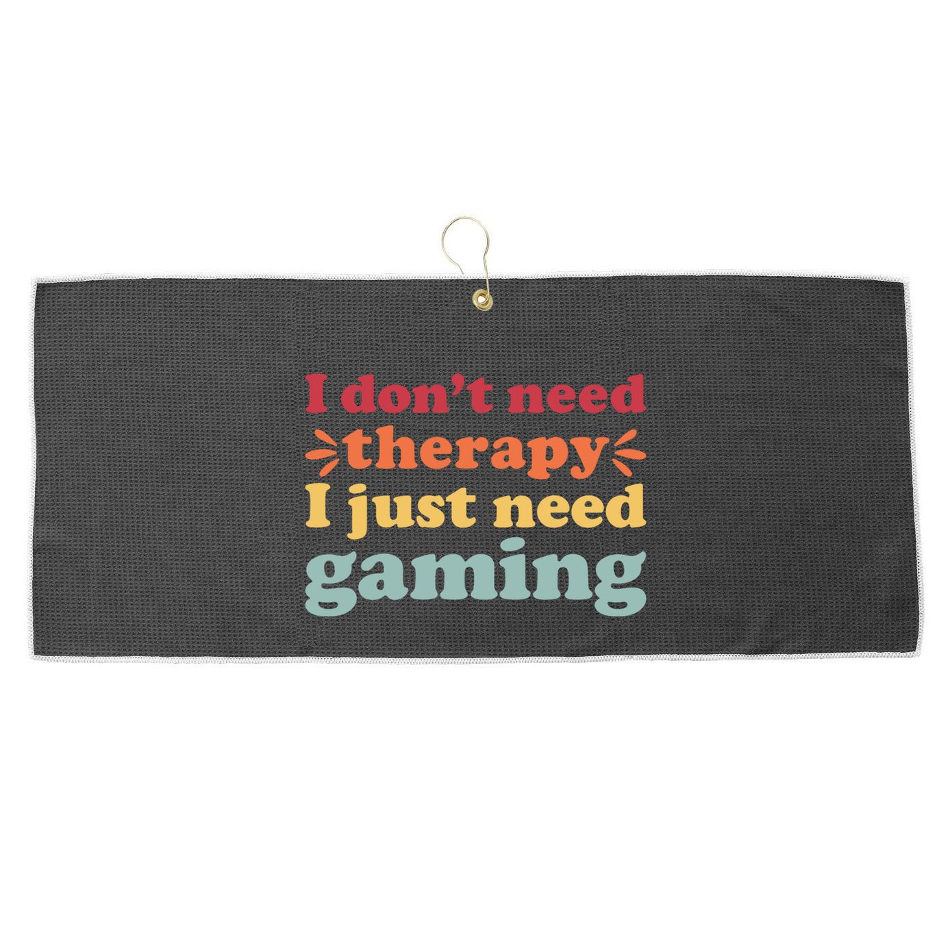 Gamer I Love Gaming And Videogame Lover Funny Gift Large Microfiber Waffle Golf Towel