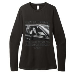 Get In Loser We Are Talking America Back Trump 2024 Gift Womens CVC Long Sleeve Shirt