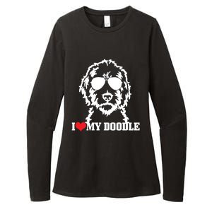 Goldendoodle I Love My Doodle Mom Labradoodle Dog Funny Gift Cool Gift Womens CVC Long Sleeve Shirt