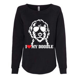 Goldendoodle I Love My Doodle Mom Labradoodle Dog Funny Gift Cool Gift Womens California Wash Sweatshirt