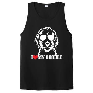 Goldendoodle I Love My Doodle Mom Labradoodle Dog Funny Gift Cool Gift PosiCharge Competitor Tank