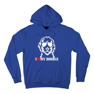 Goldendoodle I Love My Doodle Mom Labradoodle Dog Funny Gift Cool Gift Hoodie