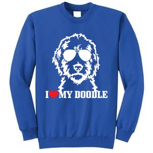 Goldendoodle I Love My Doodle Mom Labradoodle Dog Funny Gift Cool Gift Sweatshirt