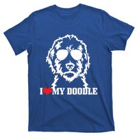 Goldendoodle I Love My Doodle Mom Labradoodle Dog Funny Gift Cool Gift T-Shirt