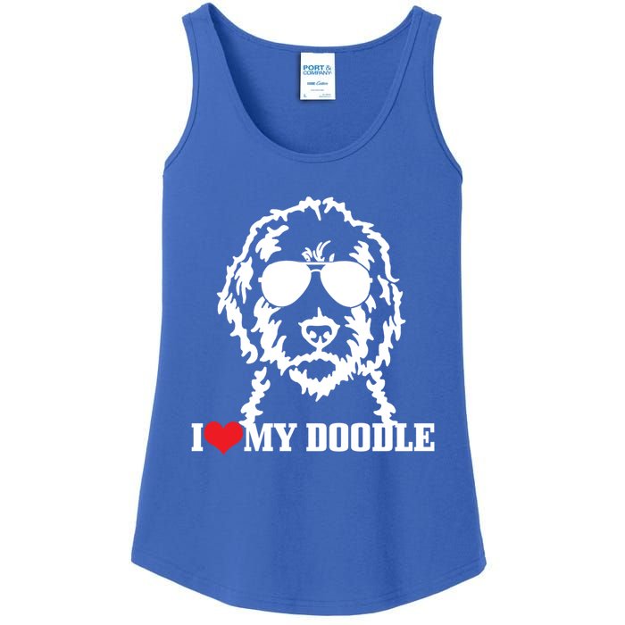 Goldendoodle I Love My Doodle Mom Labradoodle Dog Funny Gift Cool Gift Ladies Essential Tank