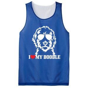 Goldendoodle I Love My Doodle Mom Labradoodle Dog Funny Gift Cool Gift Mesh Reversible Basketball Jersey Tank