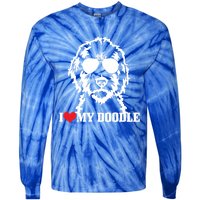 Goldendoodle I Love My Doodle Mom Labradoodle Dog Funny Gift Cool Gift Tie-Dye Long Sleeve Shirt