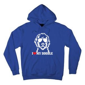 Goldendoodle I Love My Doodle Mom Labradoodle Dog Funny Gift Cool Gift Tall Hoodie