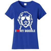 Goldendoodle I Love My Doodle Mom Labradoodle Dog Funny Gift Cool Gift Women's T-Shirt