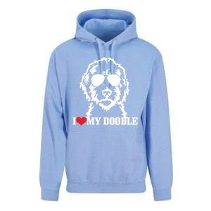 Goldendoodle I Love My Doodle Mom Labradoodle Dog Funny Gift Cool Gift Unisex Surf Hoodie