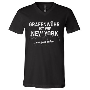 GrafenwöHr Is Like New York... Only Completely Different GrafenwöHr V-Neck T-Shirt