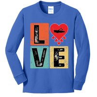 Grasshopper Insects Lover Valentine's Day Grasshopper Gift Kids Long Sleeve Shirt