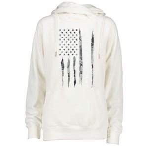 Guns: I Love One And Several Guns Cute Gift American Flag Great Gift Womens Funnel Neck Pullover Hood