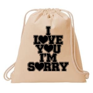 Gracie I Love You IM Sorry Drawstring Bag