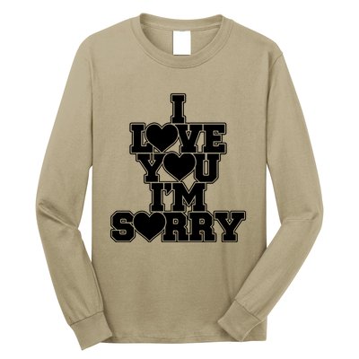 Gracie I Love You IM Sorry Long Sleeve Shirt