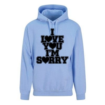 Gracie I Love You IM Sorry Unisex Surf Hoodie