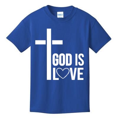 God Is Love Christian Religious Gift Kids T-Shirt