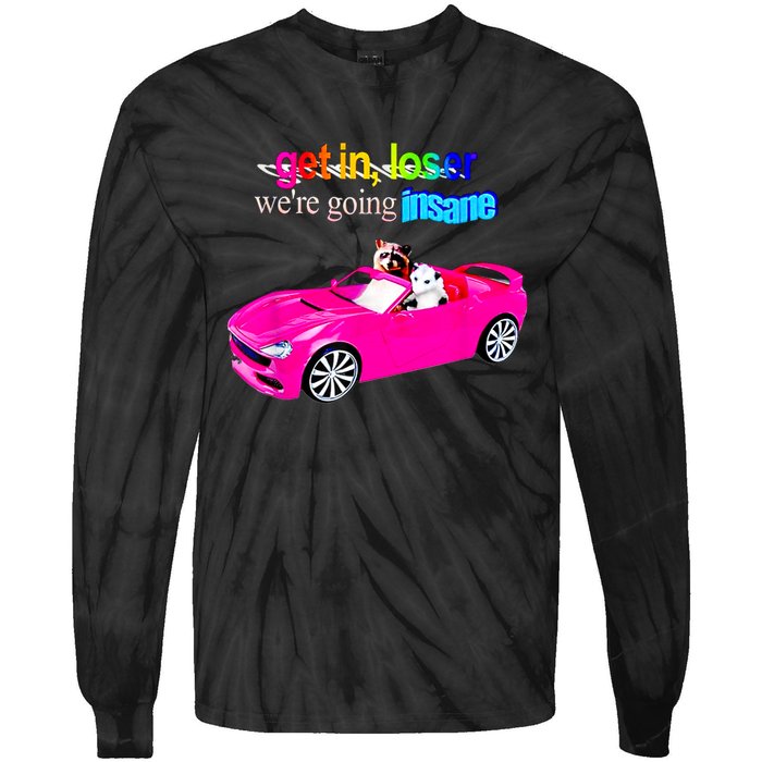 Get In Loser WeRe Going Insane Tie-Dye Long Sleeve Shirt