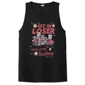 Get In Loser Were Going Slashing Horror Halloween PosiCharge Competitor Tank