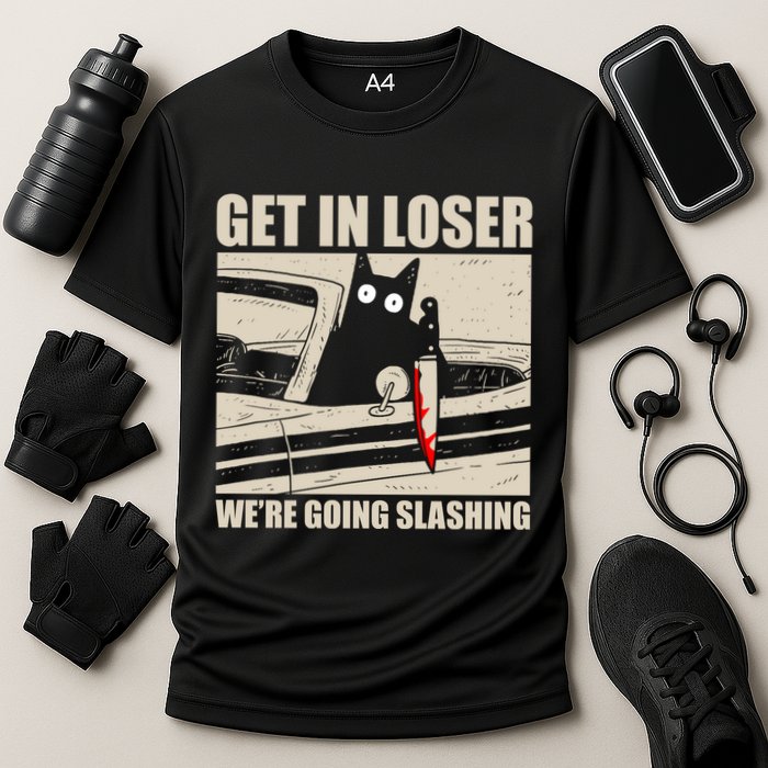 Get In Loser WeRe Going Slashing Cat Murderous Performance Shirt