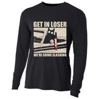 Get In Loser WeRe Going Slashing Cat Murderous Cooling Performance Long Sleeve Crew