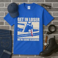 Get In Loser WeRe Going Slashing Cat Murderous Tall T-Shirt