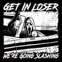 Get In Loser WeRe Going Slashing Horror Halloween Character 16 in Basic Backpack