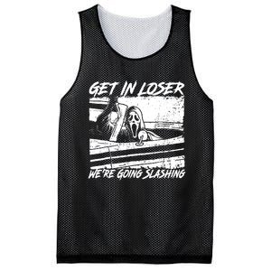 Get In Loser WeRe Going Slashing Horror Halloween Character Mesh Reversible Basketball Jersey Tank