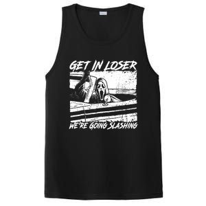 Get In Loser WeRe Going Slashing Horror Halloween Character PosiCharge Competitor Tank