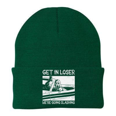 Get In Loser We Are Going Slashing Graphic Knit Cap Winter Beanie