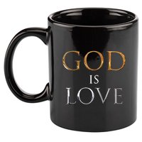 GOD IS LOVE 11oz C Handle Ceramic Mug