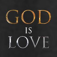 GOD IS LOVE 11oz C Handle Ceramic Mug