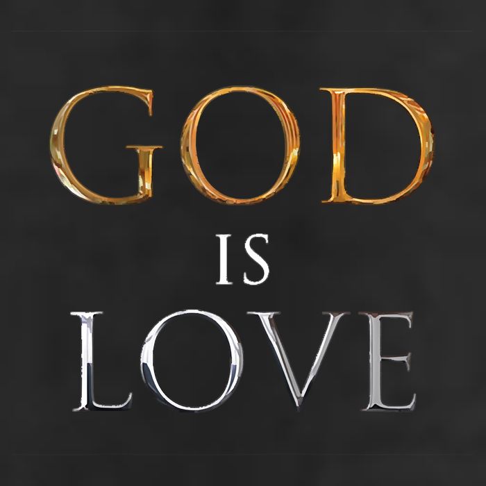 GOD IS LOVE 11oz C Handle Ceramic Mug