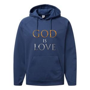 GOD IS LOVE Performance Fleece Hoodie