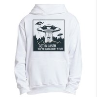 Get In Loser We're Doing Butt Stuff Vintage Urban Pullover Hoodie