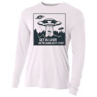 Get In Loser We're Doing Butt Stuff Vintage Cooling Performance Long Sleeve Crew