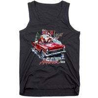 Get In Loser We Are Taking America Back Trump Santa Xmas Tank Top