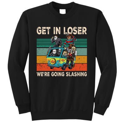 Get In Loser We Are Going Slashing Graphic Sweatshirt