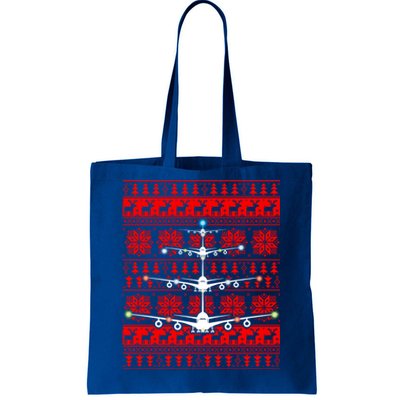 Gift Irplane Lovers Airplanes Ugly Christmas Cool Gift Tote Bag