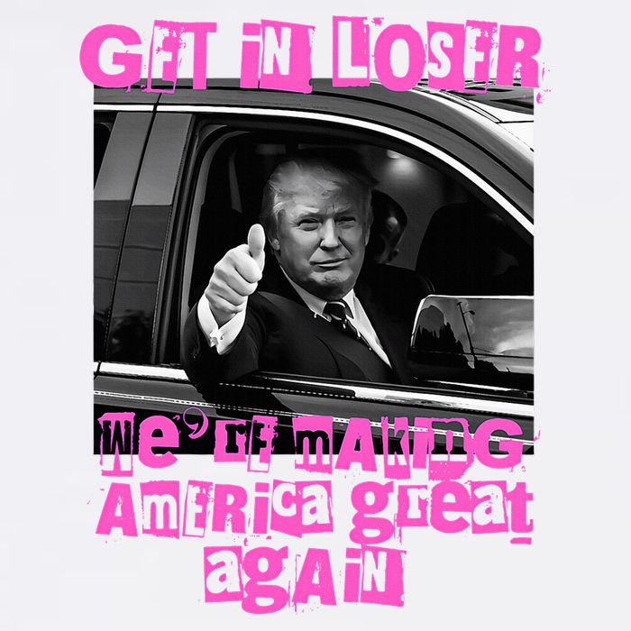 Get In Loser WeRe Making America Great Again Vintage Trump Bucket Hat