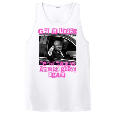 Get In Loser WeRe Making America Great Again Vintage Trump PosiCharge Competitor Tank