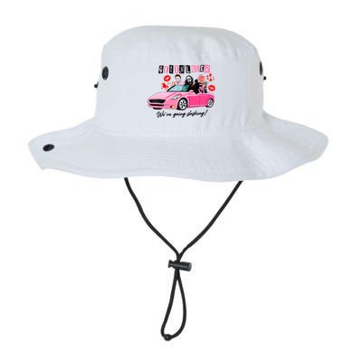 Get In Loser Were Going Slashing Pink Car Horror Character Bucket Hat