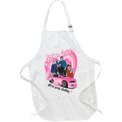 Get In Loser WeRe Going Slashing Pink Car Horror Character Apron