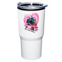 Get In Loser WeRe Going Slashing Pink Car Horror Character Tumbler