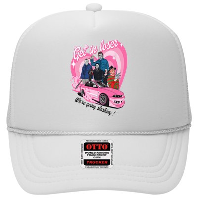 Get In Loser WeRe Going Slashing Pink Car Horror Character Hat