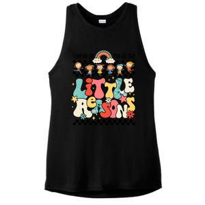 Groovy I Love My Job For All The Little Reasons Teacher Ladies PosiCharge Tri-Blend Wicking Tank