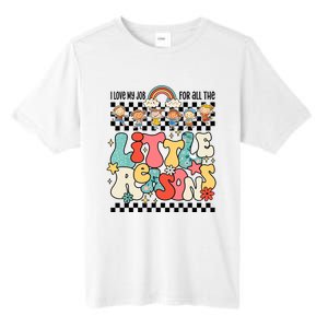 Groovy I Love My Job For All The Little Reasons Teacher Tall Fusion ChromaSoft Performance T-Shirt