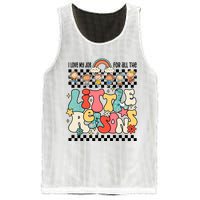 Groovy I Love My Job For All The Little Reasons Teacher Mesh Reversible Basketball Jersey Tank